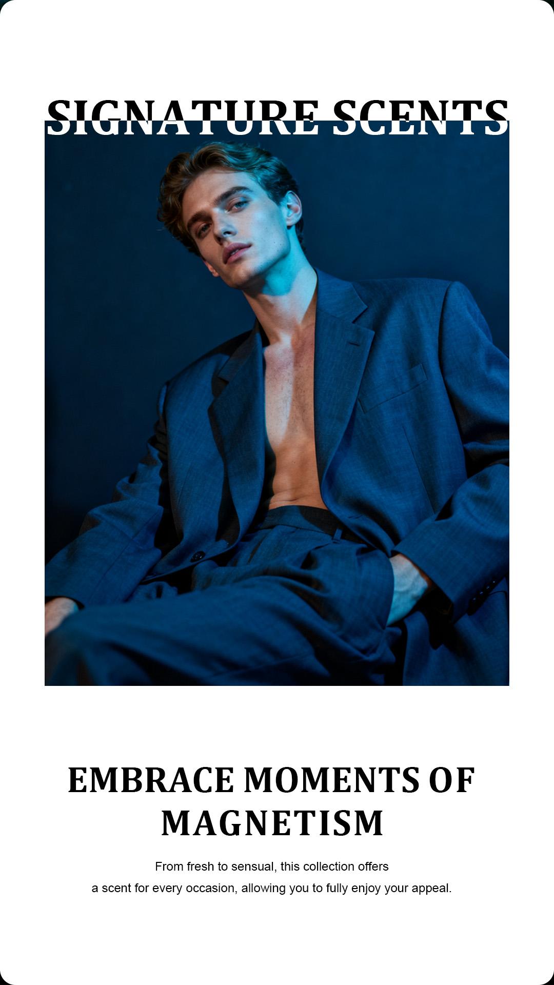 YCZ Men's Mystic Allure Collection Fragrance Set YCZ Marine Eau De Cologne Club Cologne Breath of Sky Cologne Fruity Rose Amber Notes Gift Box Packaging Long Lasting Light Scent Masterpiece Trio Signature Scents