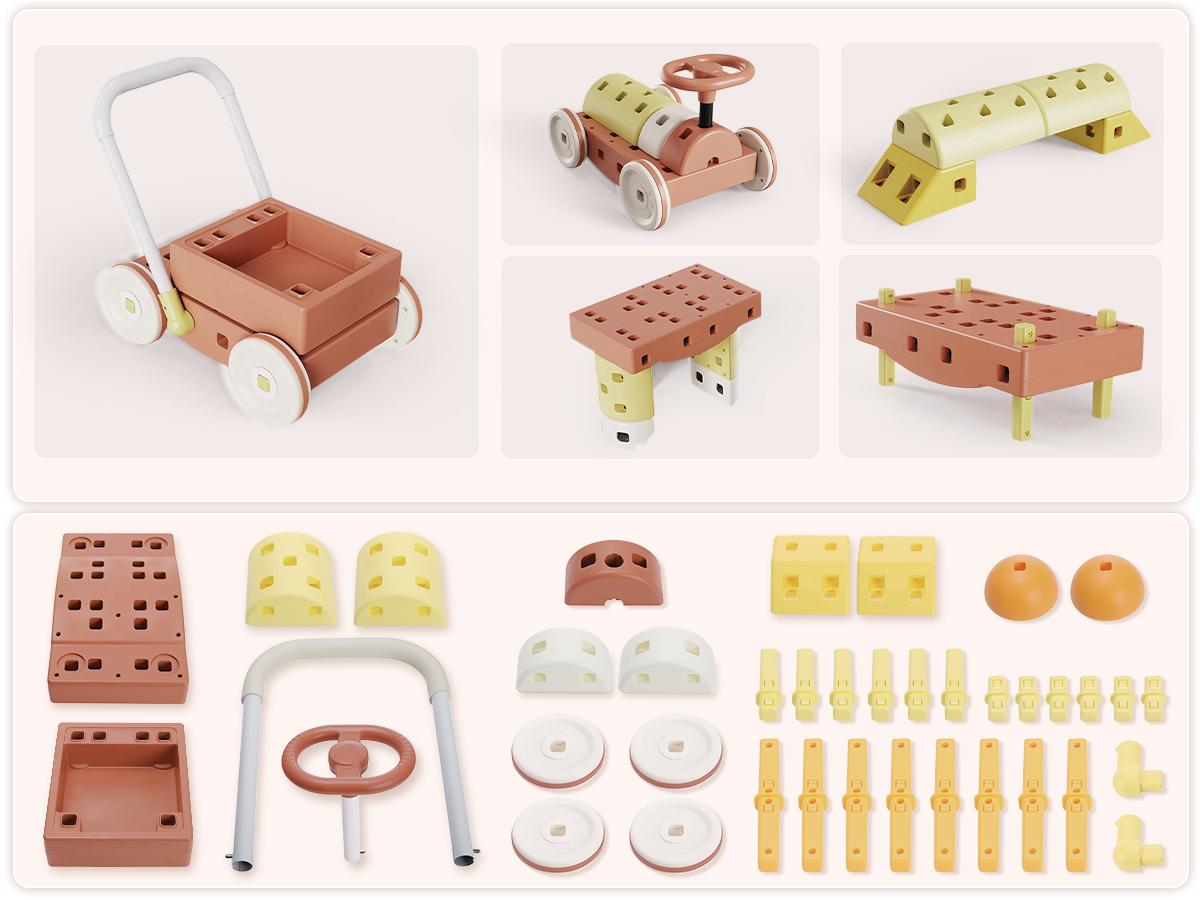 MOREFEEL 41PCS DIY Jumbo Building Blocks for Kids 3+ Year Old Fun Creative Stacking Blocks Toddler Developmental Play Toy Set Safe Educational Material Gift Ready Packaging for Boys & Girls - Car MOREFEEL 41PCS DIY Jumbo Building Blocks for Kids 3+ Year Old Fun Creative Stacking Blocks Toddler Developmental Play Toy Set Safe Educational Material Gift Ready Packaging for Boys & Girls - Car