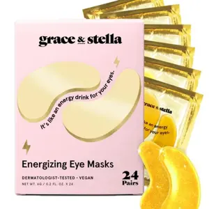 Under Eye Masks - Depuffing Fix for Dark Circles | Youthful & Awakened Glow, Hydration Boost | Gifts for Brides, Travel Essentials by grace & stella Under Eye Masks - Depuffing Fix for Dark Circles | Youthful & Awakened Glow, Hydration Boost | Gifts for Brides, Travel Essentials by grace & stella