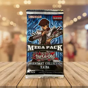 Konami Yu-Gi-Oh Legendary Kaiba Collection Mega Pack English Edition 10 Cards Per Pack Live Rip