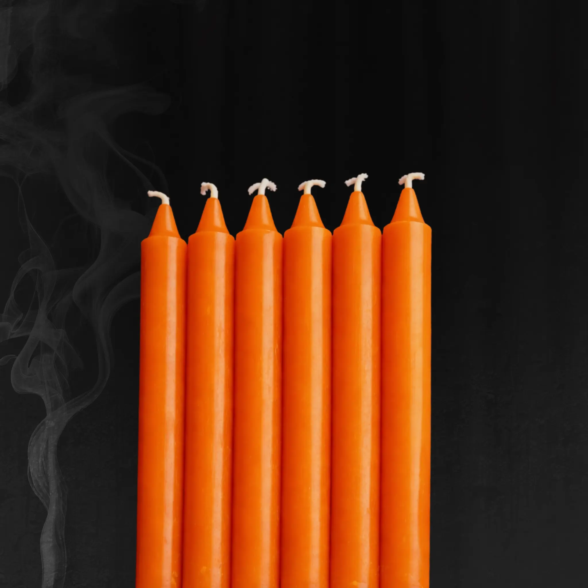 Orange Ritual Candle Pack – Action + Momentum (6 Candles)