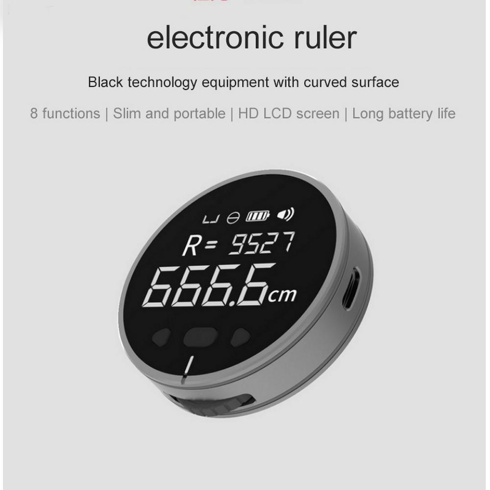 DigiRuler Digital Ruler - Pocket-Sized Electric Measuring Tape with 8 ...