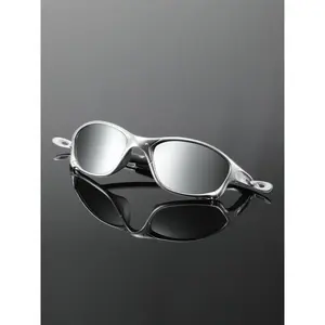 Men’s Sporty Wraparound Glasses Trendy Casual Frames for Everyday Style Perfect for Outdoor Activities Mountain Bike