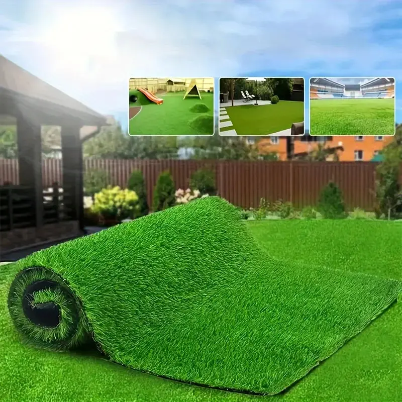 Aritificial Realistic Grass Pad, Simulation Pet Lawn Mats, Thick Synthetic Fake Mat For Outdoors 20x30 inches