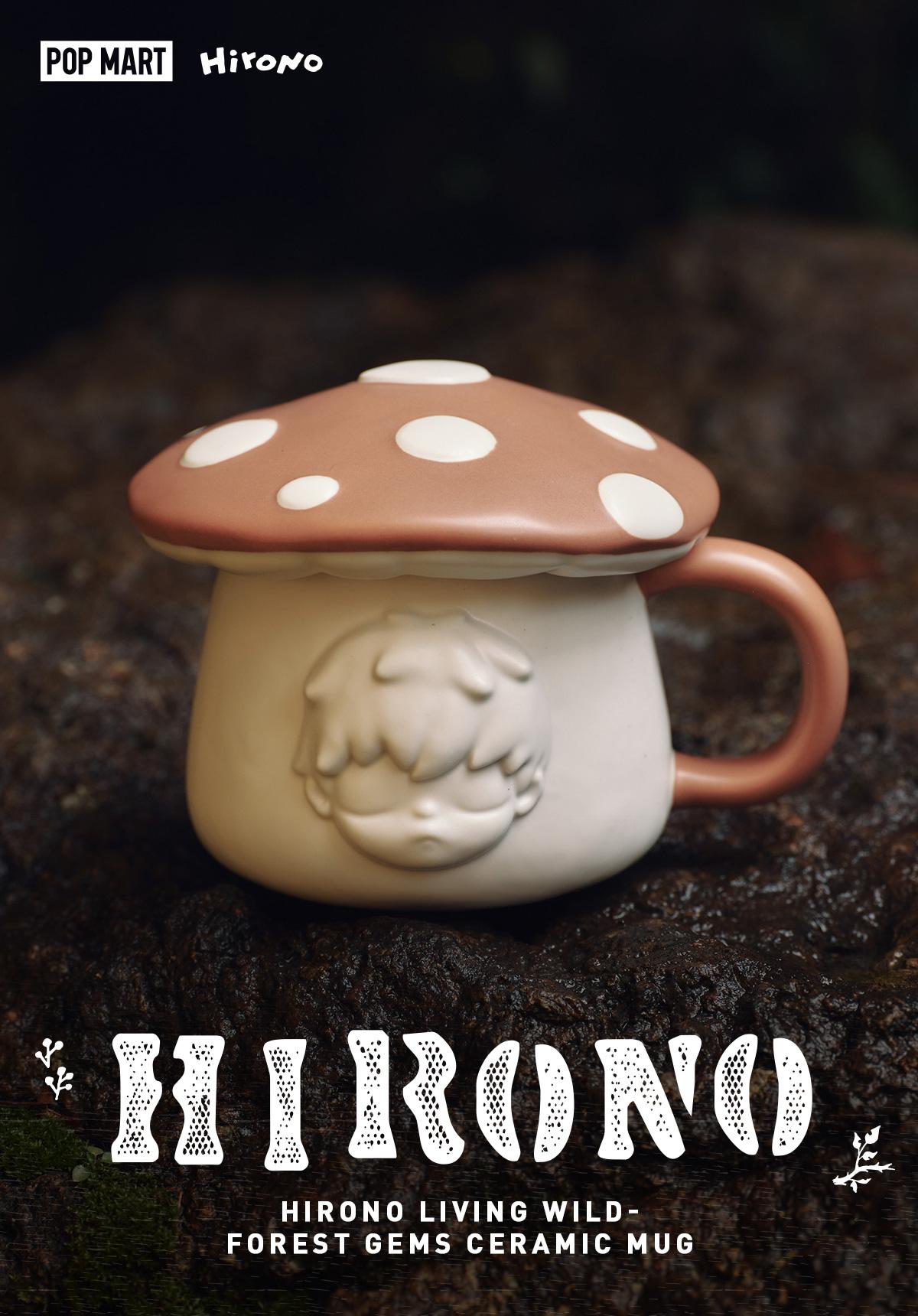 POP MART Hirono Living Wild-Forest Gems Ceramic Mug