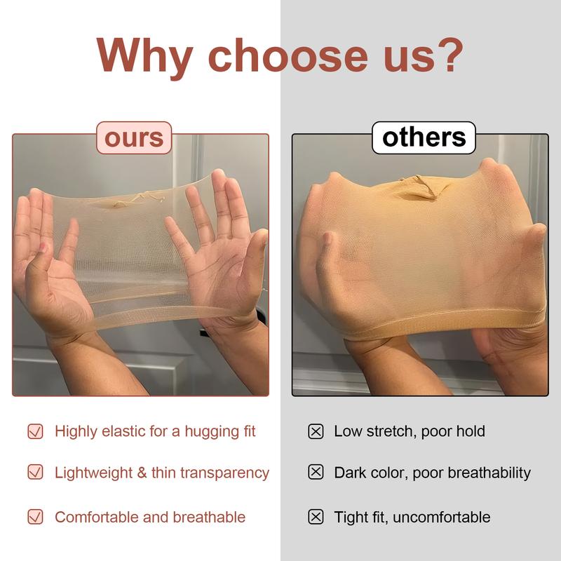 Transparent HD Wig Cap Thin Nylon Cap for Women(2 PCS),For Lace Front Thin Inbisible Breathable Bald Wig Cap,Suitable for Parties Weddings Graduations Cosplay Transparent HD Wig Cap Thin Nylon Cap for Women(2 PCS),For Lace Front Thin Inbisible Breathable Bald Wig Cap,Suitable for Parties Weddings Graduations Cosplay