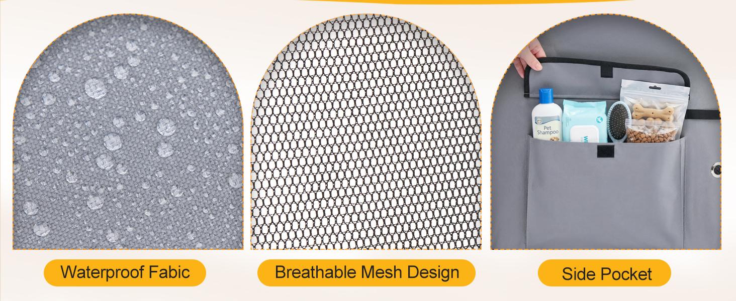 Soft-Sided Dog Crate, Portable Travel Crate With 4-Side Ventilation & No-Tools Setup,Ideal For Car, Hotel, And Vet Visits With Medium Sized Breeds