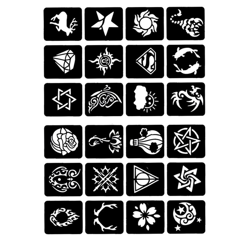 Moricher Temporary Tattoo Kits 3 Henna tattoo cones 101 Stencils Semi Permanent Tattoo Markers Jagua Gel for Women Men Kids DIY Art Painting Party Gifts