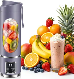 Portable Blender Personal Electric USB，500ML Portable juicer Shakes and Smoothies Blender，Small Blenders，Mixing，Compact、Convenient and Versatile