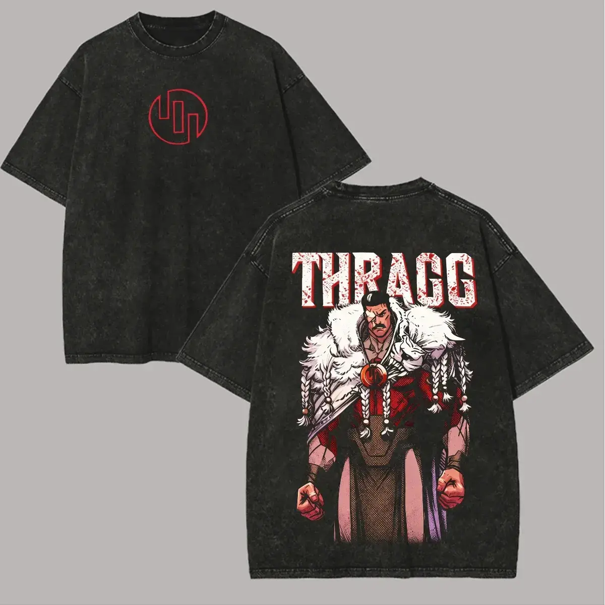 Vintage Distressed Grand Regent Thragg T-Shirt | Invincible Graphic Streetwear Pump Cover | Men's Washed Short-Sleeve Summer Tee | Perfect Father's Day Gift