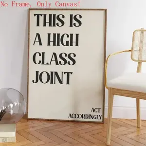 This is High-Class Joint Poster, Funny Style No Frame Wall Art, Home Decorative Artwork, Perfect Gift for Girlfriend or Boyfriend