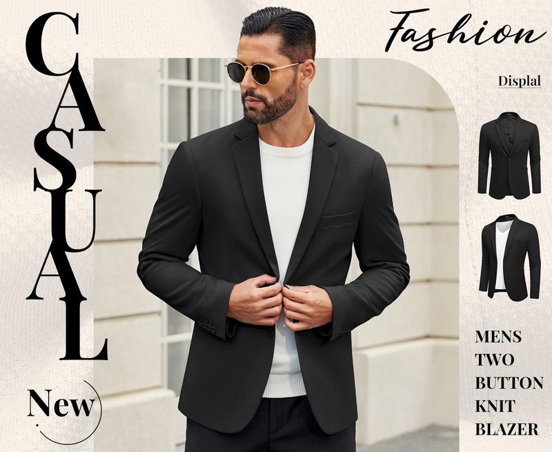 COOFANDY Men's Casual Blazer Slim Fit Suit Jackets Two Button Lightweight Knit Sport Coat Menswear Long Sleeve Breathable Fashion COOFANDY Men's Casual Blazer Slim Fit Suit Jackets Two Button Lightweight Knit Sport Coat Menswear Long Sleeve Breathable Fashion