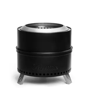 Pluto R19-PG Smokeless Outdoor Fire Pit -  Painted Black