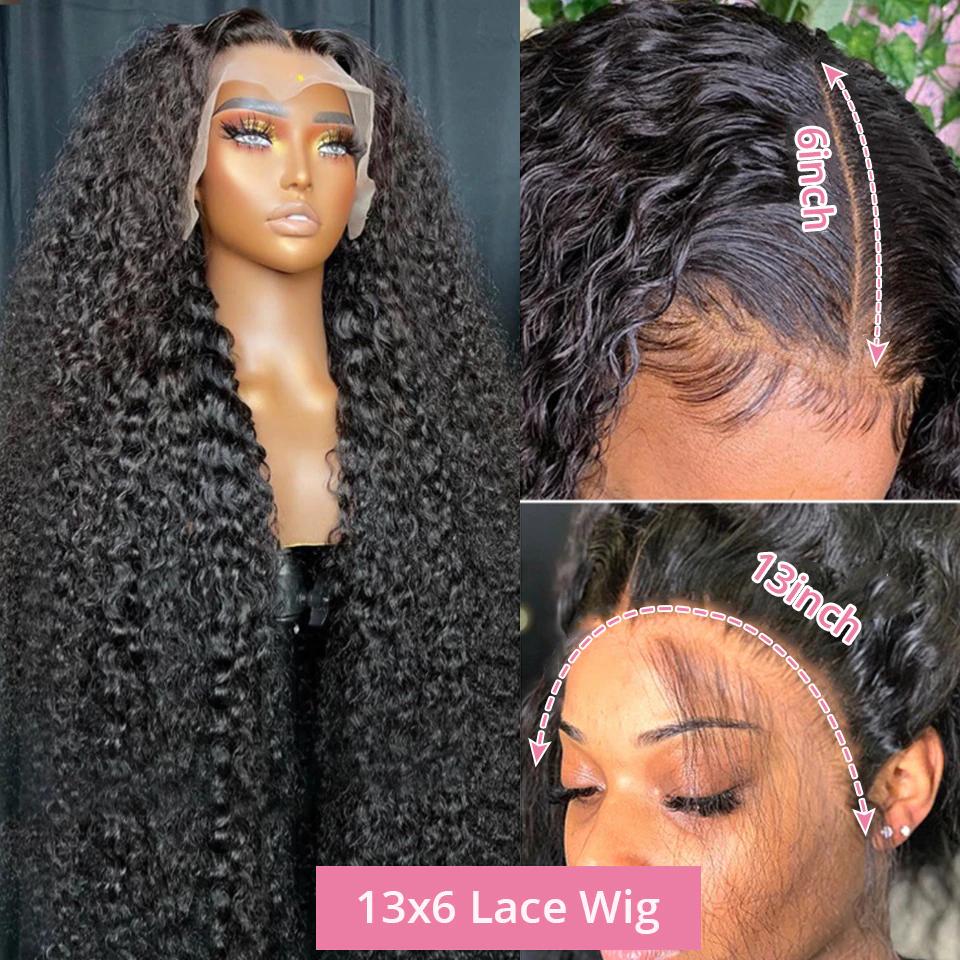 180Density 12~36Inch Jerry Curly Lace Front Wigs Human Hair 13x4 Curly HD Transparent Lace Front Wigs Human Hair Pre Plcked Human Hair Wig For Women 180Density 12~36Inch Jerry Curly Lace Front Wigs Human Hair 13x4 Curly HD Transparent Lace Front Wigs Human Hair Pre Plcked Human Hair Wig For Women