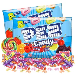 Needzo Candy Refill Rolls for Dispenser, Bulk Individually Wrapped Treats, Assorted Fruit Flavored Classic Candies (Pack of 2) 11 Ounces