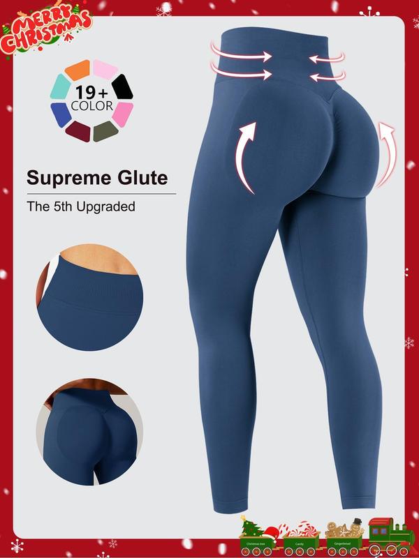 High Waist Ruched Sports Leggings