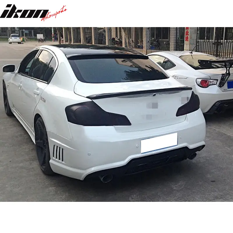 VIP Rear Trunk Spoiler for Infiniti G35 G25 G37 Q40 2007-2015 Carbon Fiber