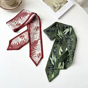 Women's Print Silk ScarfHeadband Set, Elegance & Versatility, Perfect forEveryday Use & Gifts, Fashion Hair Scarves