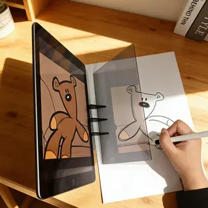 Optical Drawing Board Portable Image Layout Drawing Projector, Optical Copy Pad for Easy Tracing, Sketching Tool for Artists Beginners Kids, Phone & Tablet Compatible, No Power Needed, Ideal for Art Drawing, Painting, Sketch Creation & DIY Art Supplies