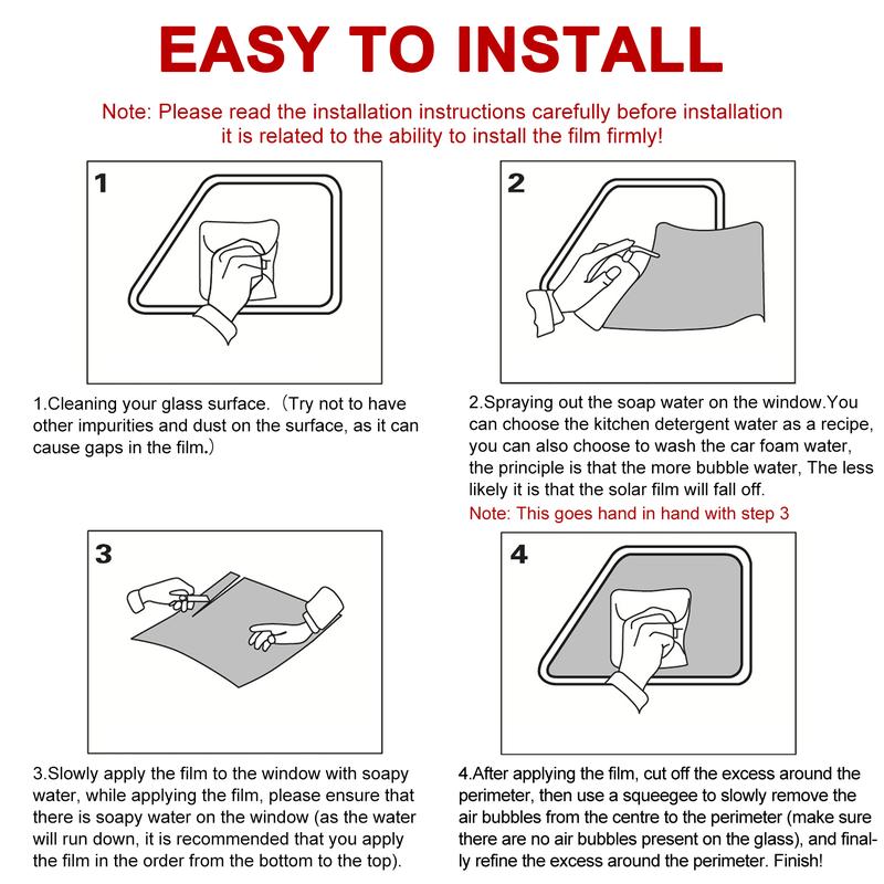 1% 5% 15% 20% 25% 35% 50%VLT Car Window Tint Roll (300/600CM) – UV/IR/Heat/Glare Shield, Scratch-Resistant for Car/Home/Office & Rear Glass Sun Shade