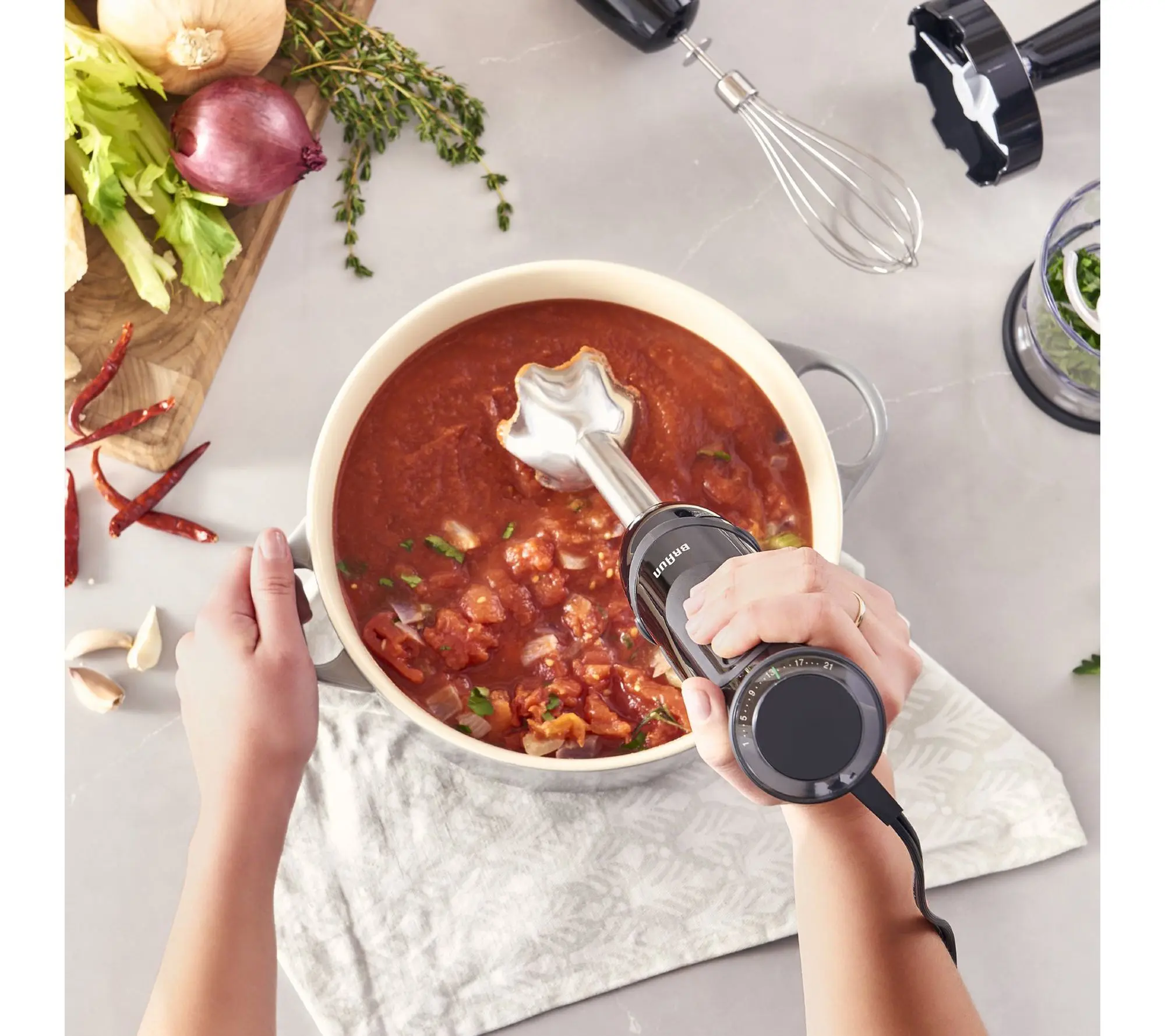 Braun MultiQuick 5 Vario Hand Blender with 4 Accessories