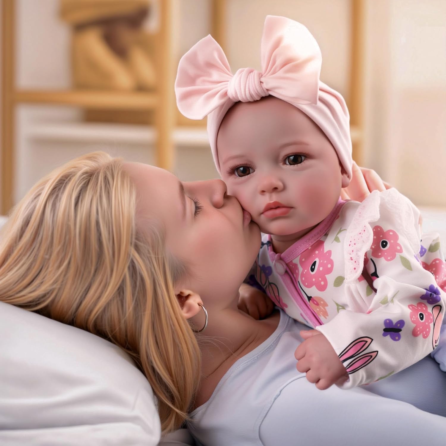 BABESIDE Reborn Baby Dolls - 20-inch Real Life Baby Doll Carina with Soft Fabric Body Realistic Baby Doll with Gift Box for Kids Age 3+ BABESIDE Reborn Baby Dolls - 20-inch Real Life Baby Doll Carina with Soft Fabric Body Realistic Baby Doll with Gift Box for Kids Age 3+