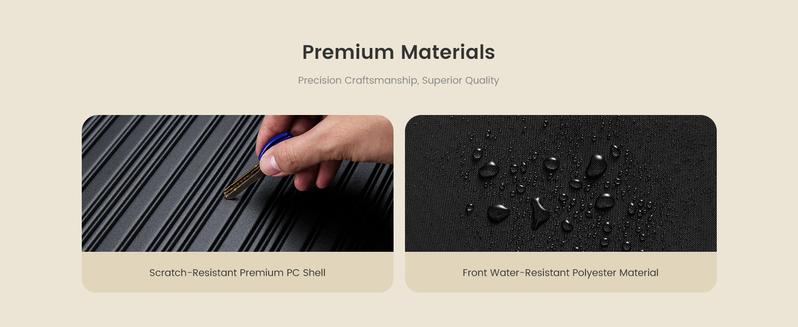 【Valentine's Day Gift】LOVEVOOK Carry On Luggage 22x14x9 Airline Approved with Detachable Pouch, 21 Inch Hardside Suitcases with Spinner Wheels, Lightweight Carry-on Luggage with TSA Lock for Women Men, 2PCS，TikTokShopJumpstartSale