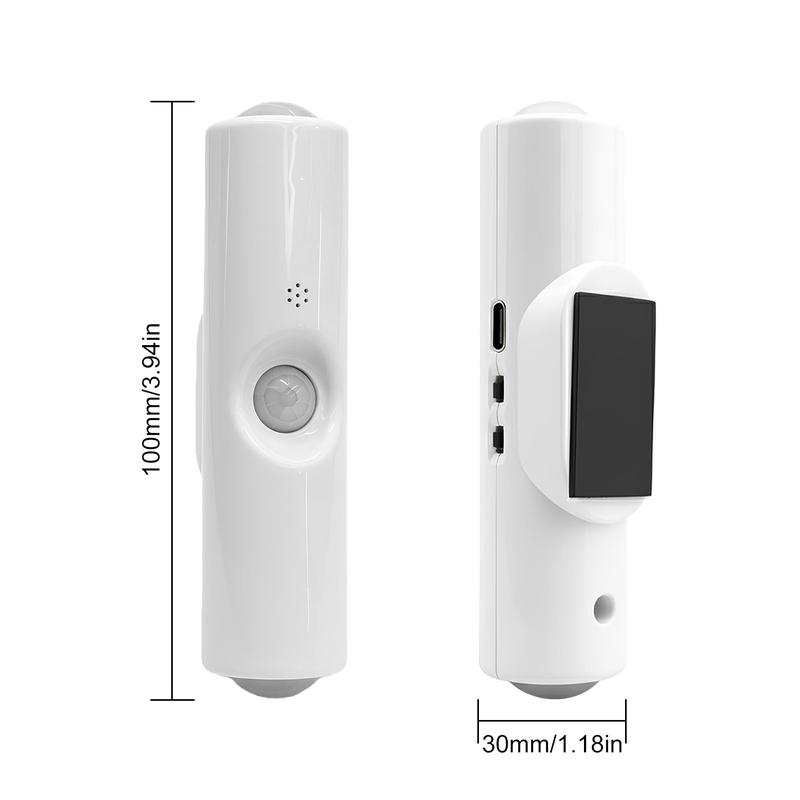 BMTWE Smart LED Night Light with Motion Sensor 2 PCS Magnetic RGB Wall Lamp Rechargeable Color-Changing Night Light for Cabinet Bedroom Courtyard Livingroom Stairs