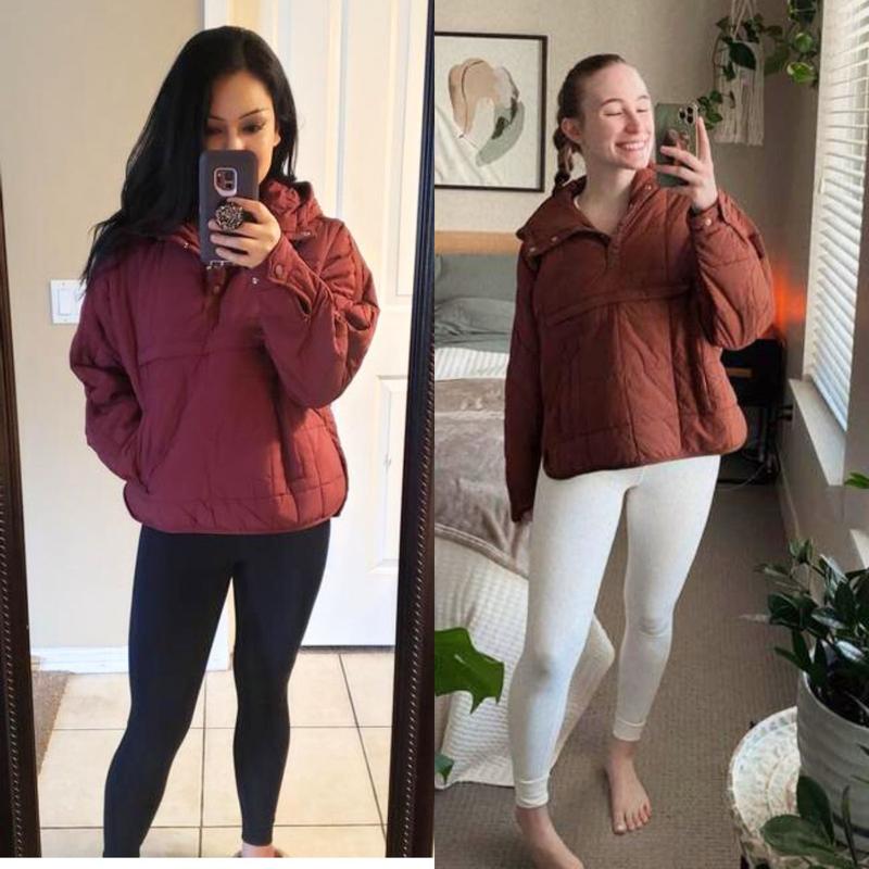 Oversized Hooded Puffer Jacket Quilted Jackets for Women YeeZaa 2025 TikTokShopHolidayHaul Christmas Lightweight Winter Warm Padded Hoodies Coat