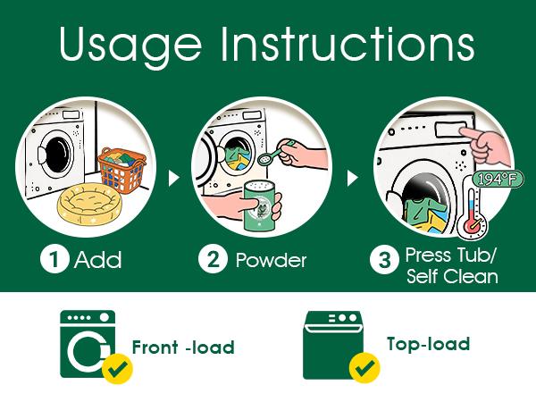 [Trial 2 Packs] SEEDSHUB Pet Hair Dissolver for Washing Machines - Ultra-Concentrated Enzymatic 5-in-1 Cleaner, Washer Tub Clean for Dog & Cat Hair, Top & Front Load, 6 Packs/3.53 oz each TikTokSpringGlowUp