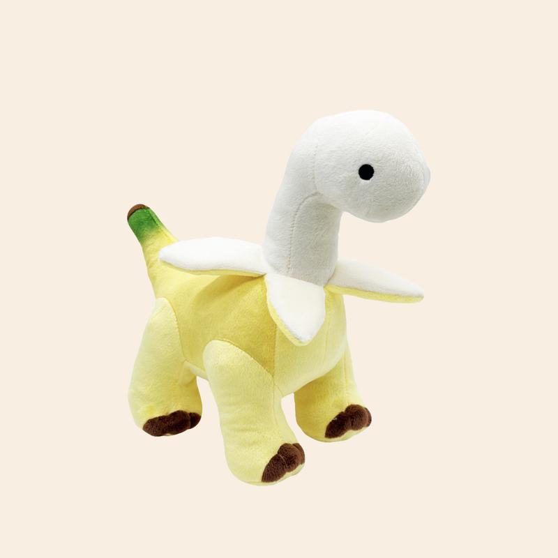 Banana Dragon Plush Toy – Super Soft Yellow Stuffed Animal, Cute Kawaii Fruit Monster Pillow for Kids, Birthday Gifts, and Bedroom Decoration