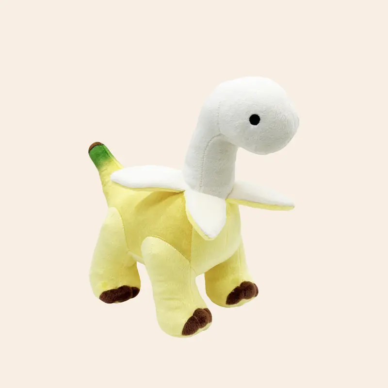 Banana Dragon Plush Toy – Super Soft Yellow Stuffed Animal, Cute Kawaii Fruit Monster Pillow for Kids, Birthday Gifts, and Bedroom Decoration