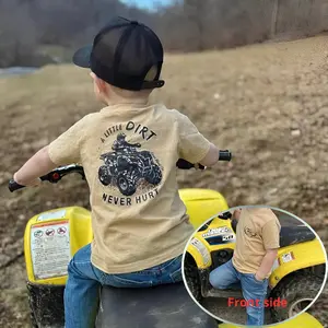A Little Dirt Never Hurt Camo ATV Youth and Adult T-Shirt, camo shirt, toddler clothes, country boy clothing, Hunting tee, Trending tee, Youth Clothing, Gift For Son And Daughter, family shirt, summer outfit, birthday gift, Vintage graphic tee