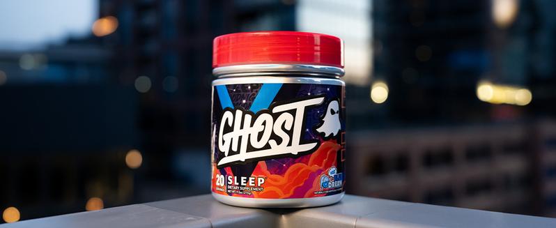 GHOST Sleep Dietary Supplement - Recovery & Rest with Premium Ingredients Including Melatonin, Colostrum & Ashwagandha – Supports Sleep Quality - Gluten-Free & Sugar-Free Healthcare Vitamin
