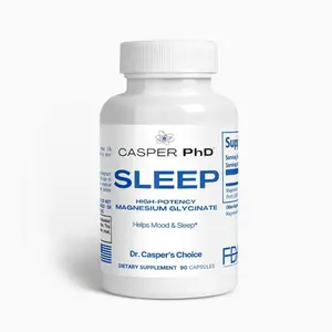 MAGNESIUM GLYCINATE | PhD Researched | Sleep Deeper | Faster Recovery | Better Mood | Supports Heart Health | 90 Capsules