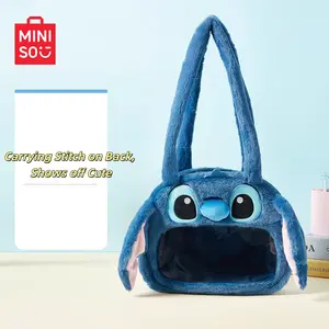 Disney Lilo & Stitch Stitch Bag,Plush Tote Bag With Drop Handle,Cute Cartoon Crossbody Bag, Lightweight Casual Tote for Daily Use,22.8"(L)X2.55"(W)X9.4"(H)