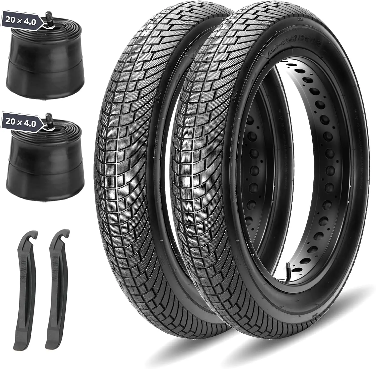 E-Bike Fat Tire: 20x4.0 Inch Heavy Duty Fat Tire for Electric Mountain Bicycle and Trike,Folding High-Performance and All-Terrain Tire with Offroad or Trail Riding Fat Tire Ebike Fatbike