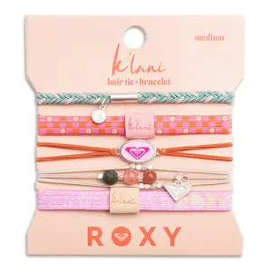 K'lani - Roxy Pink Tropics - Hair Tie Bracelet