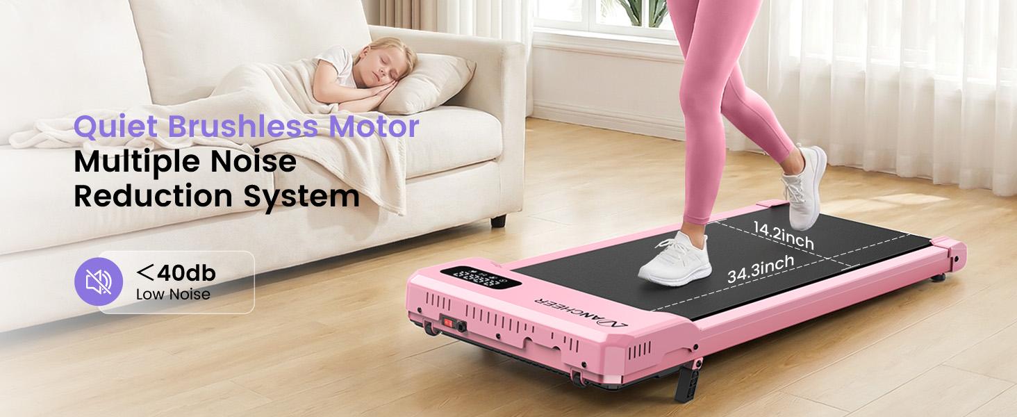 【SummerVibes】Walking Pad Treadmill with Incline - Under Desk Treadmills with Vibration Massage Plate, 2.5HP Compact Portable Treadmills for Home Small Spaces, Office, with Remote Control & LED Display