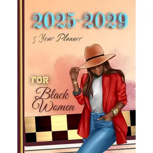5 Year Monthly Planner 2025-2029 Organizer for Black Women: African American Woman Multi-Year Calendar Journal | Large-Sized 8.5x11 with Federal ... Girls for Writing Notes and Organization Paperback – Large Print, September 19, 2024