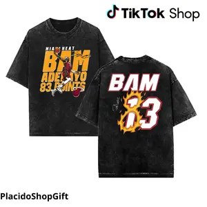 BAM 83 Miami Basketball T-Shirt | Historic 83 Point Game Tee | Miami Basketball Fan Shirt | Heat Culture Streetwear | Sneaker match tee