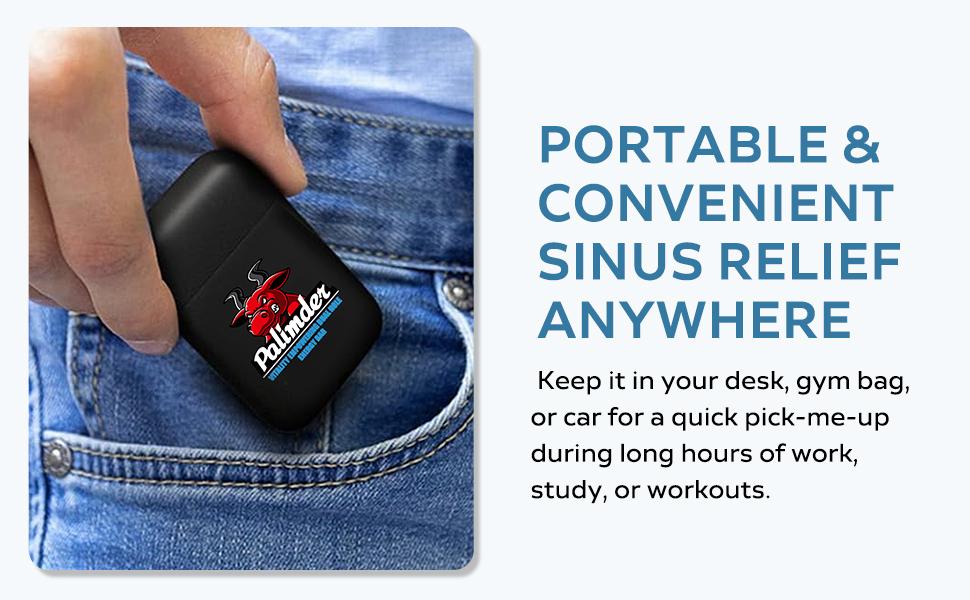 Vitality Empowering Dual Hole Energy Bar - Peppermint Aromatherapy Inhaler for Energy Focus Portable Essential Oil Nasal Sticks for Stress Relief Mental Clarity Non-Medical 1 Pack