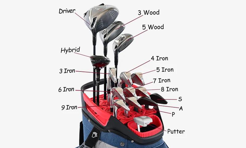 Ask Echo 2024 SLC-130 15 Dividers Grip Locking Bottom Golf Quiet Cart Bag