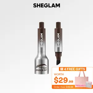 SHEGLAM Brow-fection Angled Brush & Dip-Chocolate Eyebrow Pencil Set Eyebrow Makeup Products