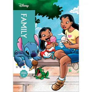 Disney Mystery Coloring Book Family - Official Color by Number for Kids & Adults - Paperback