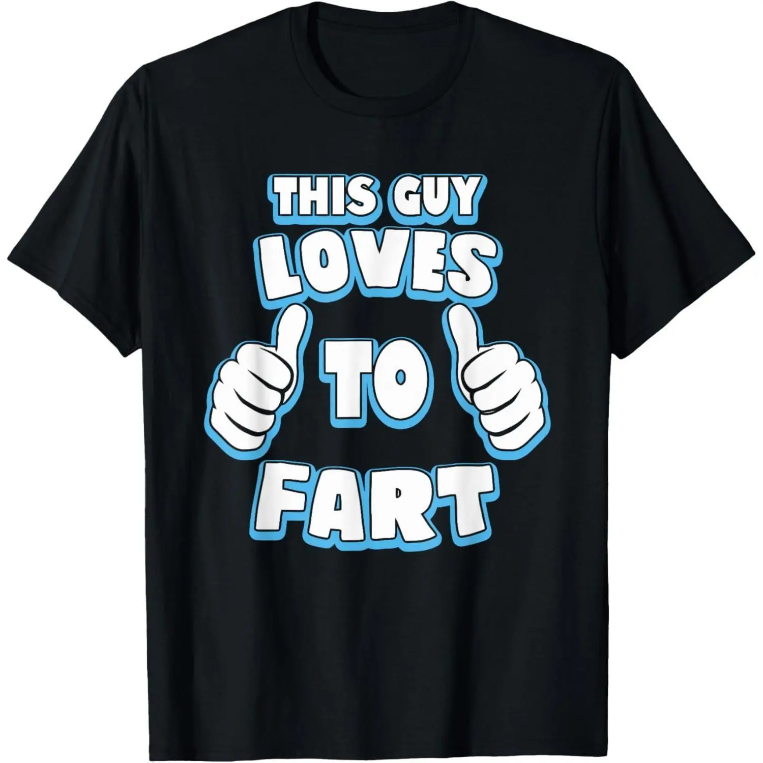 Short Sleeve T-Shirt This Guy Loves To Fart Mens Funny T-Shirt, Humour Joke Gift Graphic Tees Top Casual