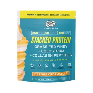 STACKED Grass Fed Whey + Colostrum + Collagen Orange Creamsicle