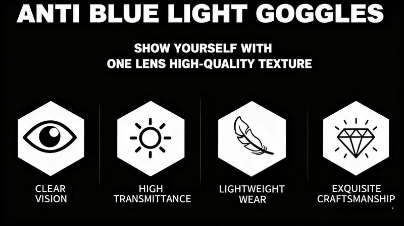 Presbyopia Glasses with Smart Auto-Zoom Feature and Anti-Blue Light Protection, Designed for Versatile Use on Computer, TV, and Reading, Ensuring Comfortable Wear with Soft Silicone Pads