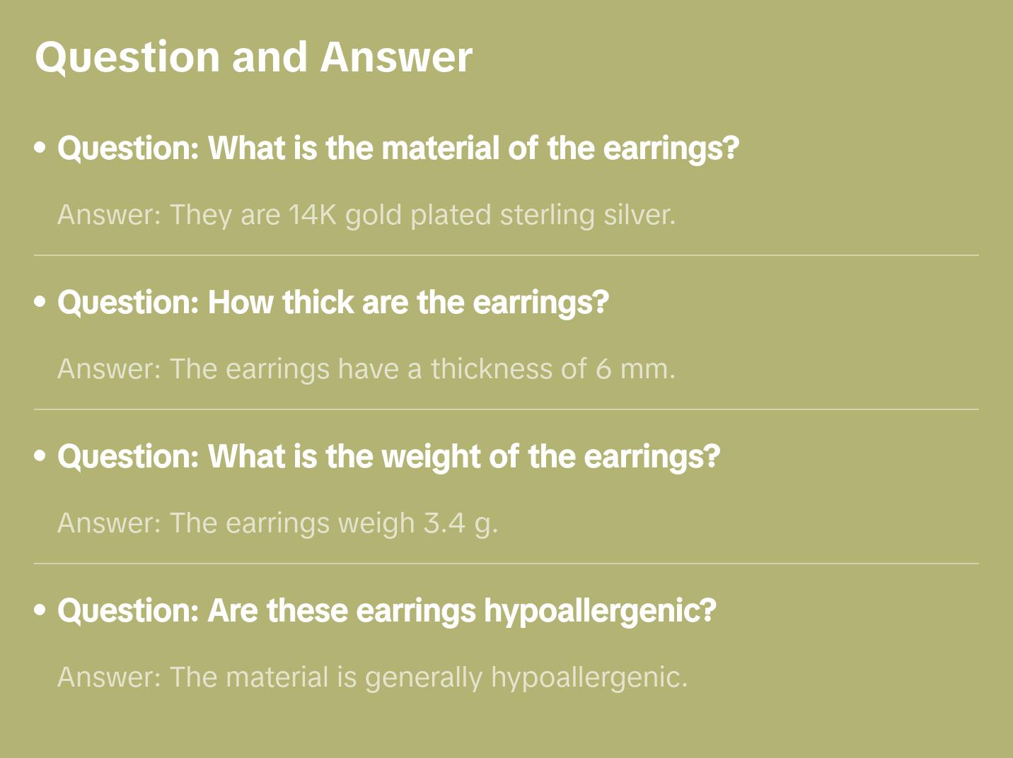 Paper Clip Earrings | Gold Vermeil