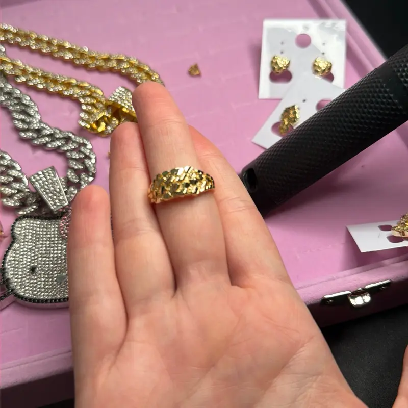 Smaller classic nugget ring
